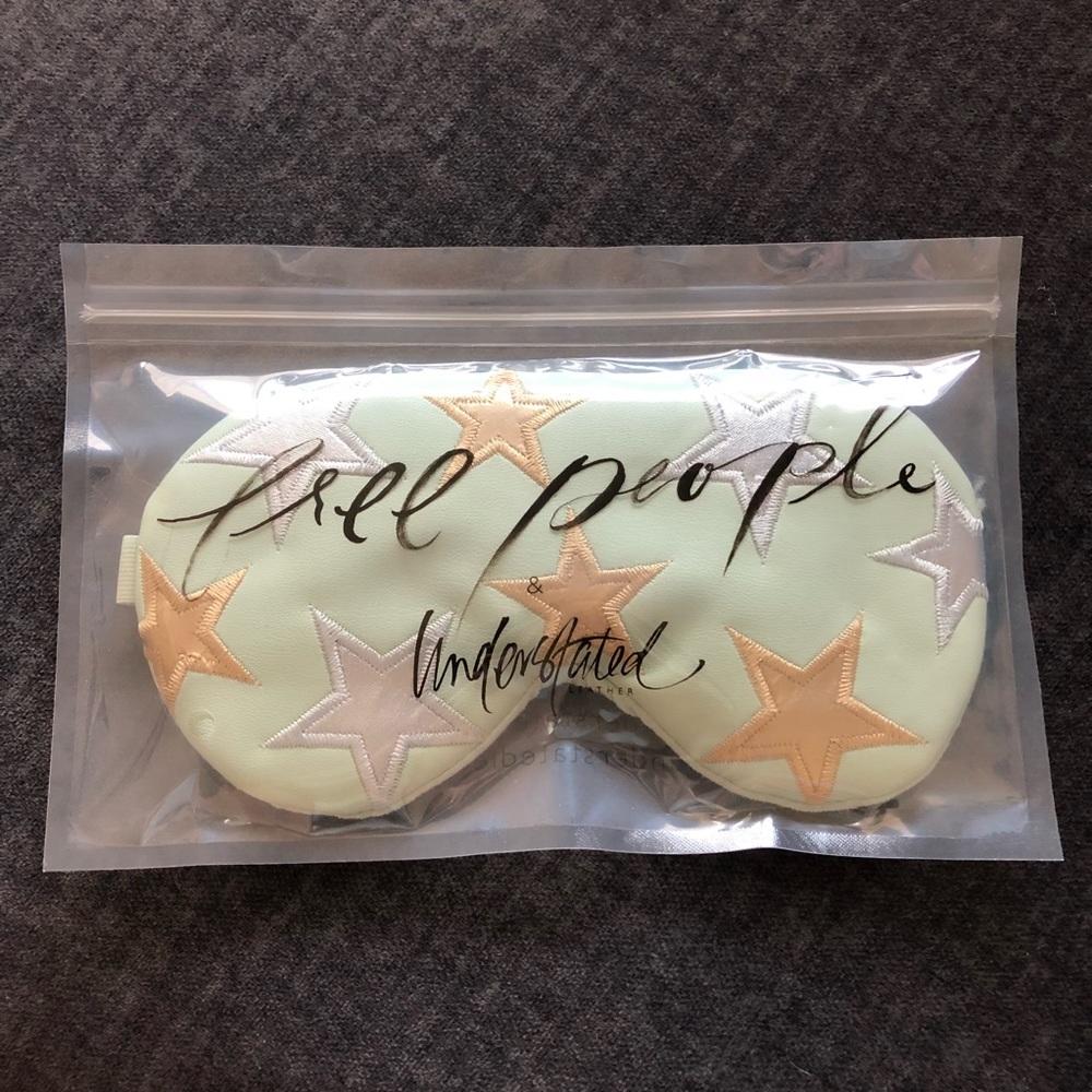 Free People Understated Leather Eye Mask BRAND NEW